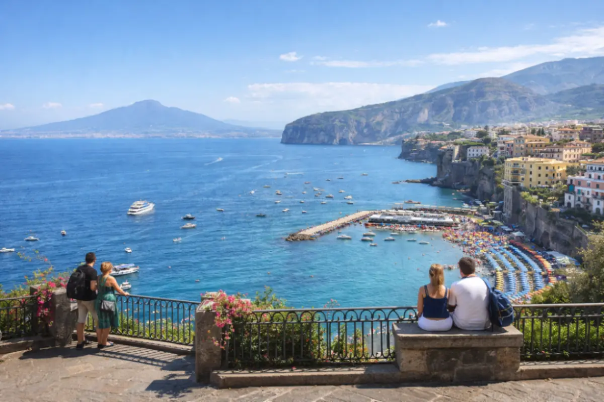 La costa di Amalfi a Sorrento