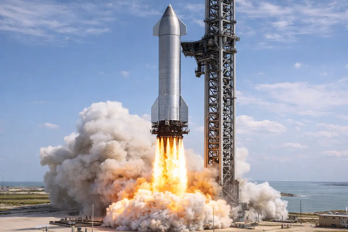 Test di accensione di Starship